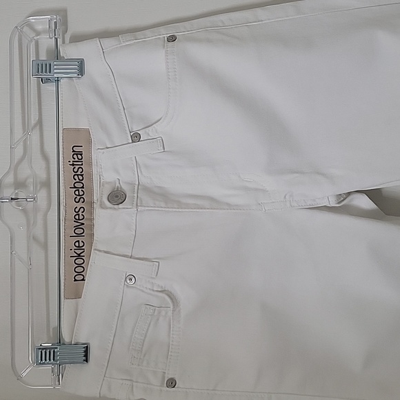 Pookie Loves Sebastian Size Jrs. 1 White Skinny Jeans, Excellent Used Condition - Picture 2 of 13